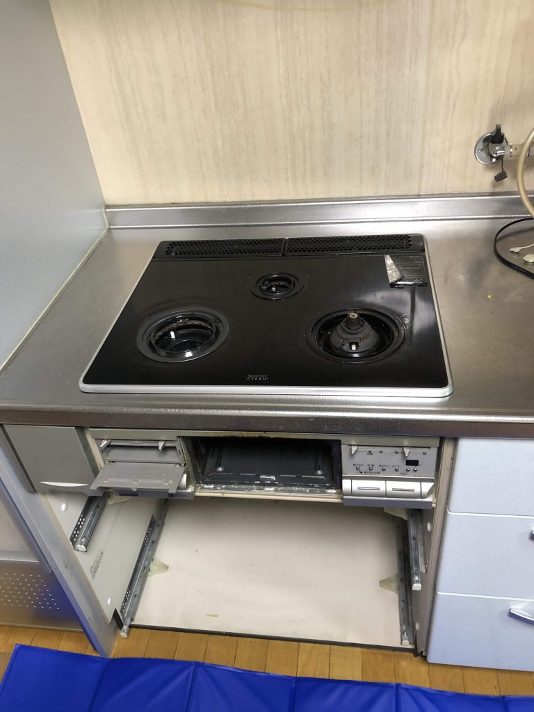 ビルトインガスコンロ取替工事
